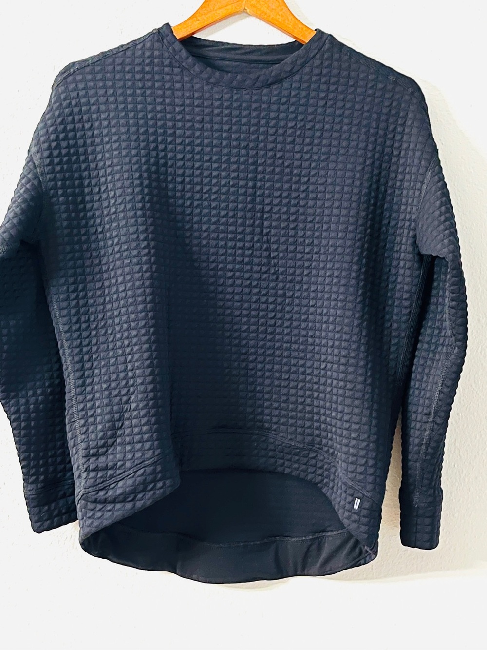 LIKE NEW NOBULL Quilted Black Pullover Sweatshirt
